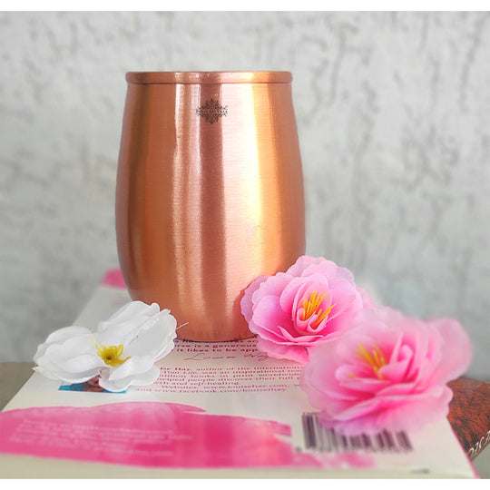 Pure Copper Dome Shape Glass 350 ML