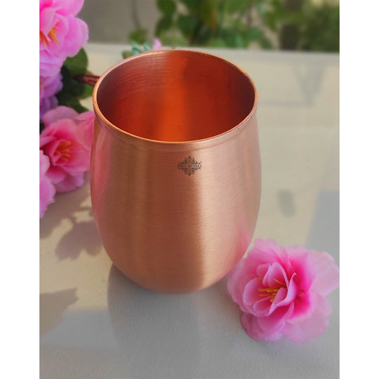 Pure Copper Dome Shape Glass 350 ML