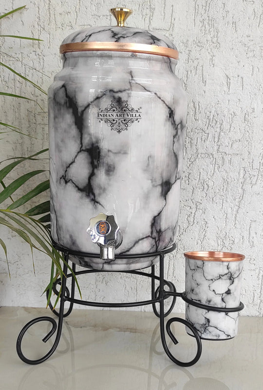 5 litre round copper matka with tap in protective packaging – copper matka 5 litre price