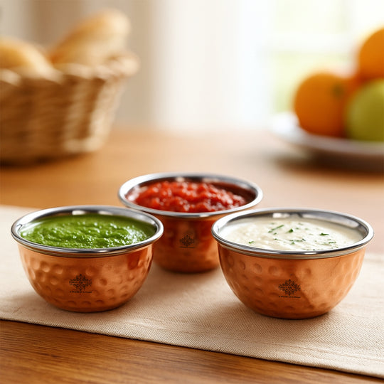 Steel Copper Multipurpose Bowl - 225 ML