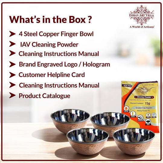 Steel Copper Multipurpose Bowl