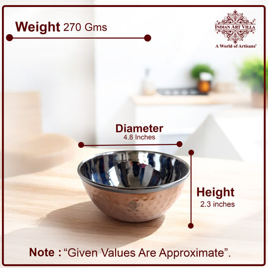 Steel Copper Multipurpose Bowl