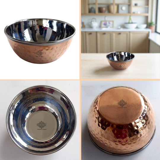Steel Copper Multipurpose Bowl