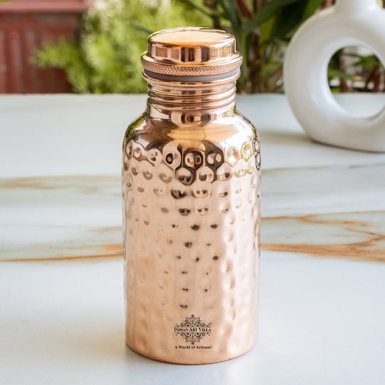 Pure Copper Bottle With the Plain Design