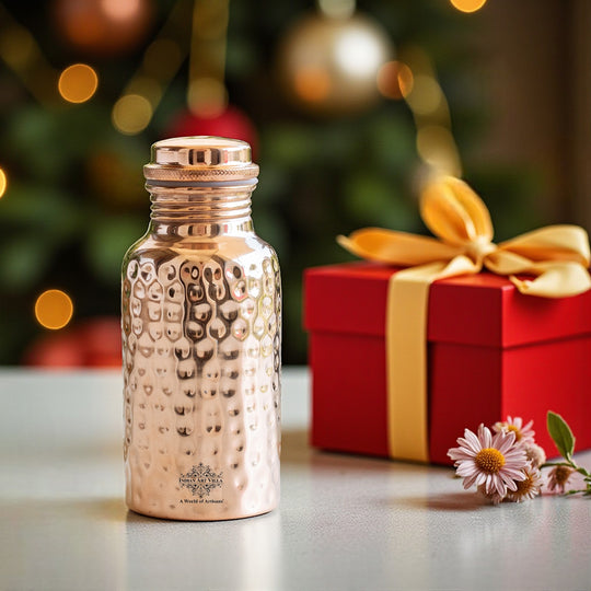 Pure Copper Bottle With the Plain Design