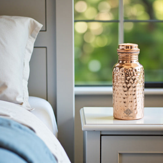 Pure Copper Bottle With the Plain Design