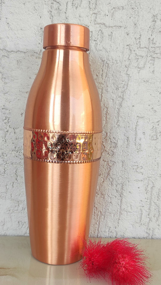 Copper Drinkware Bottle with Champagne Style and Lacquer Coating