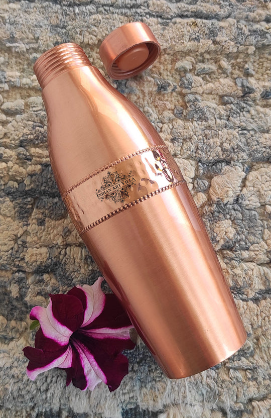 Copper Drinkware Bottle with Champagne Style and Lacquer Coating