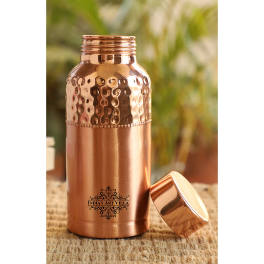 Doctor's Choice Pure Copper Water Bottle with Ergonomic Design