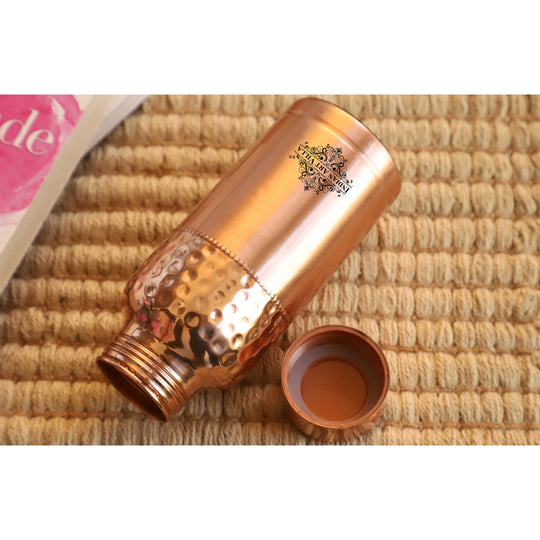 Doctor's Choice Pure Copper Water Bottle with Ergonomic Design