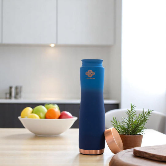 Personalized Copper Ombre Silk Finish Water Bottle