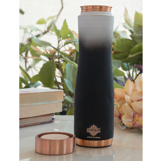 Personalized Copper Ombre Silk Finish Water Bottle