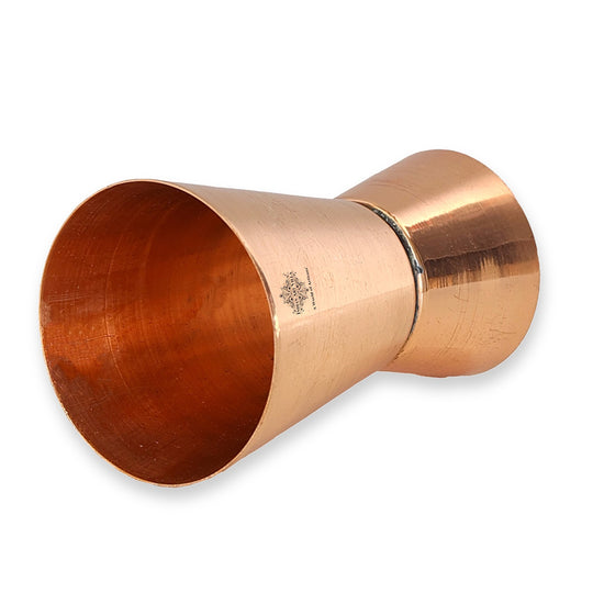 Pure Copper Shot Jigger Glass, Barware, Drinkware, 50ml