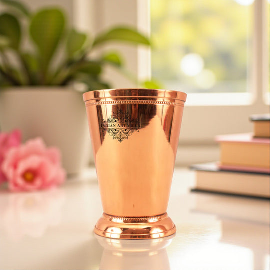 Copper glass for hydration lifestyle