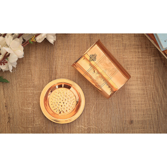Copper glass for healthy lifestyle drinking