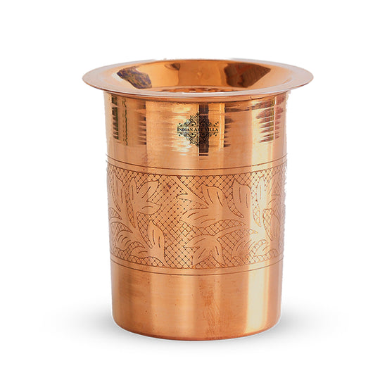 Copper tumbler for water consumption
