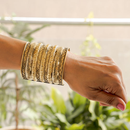 Handmade Brass Antique Rare Design Openable Kada Bracelete Bangle