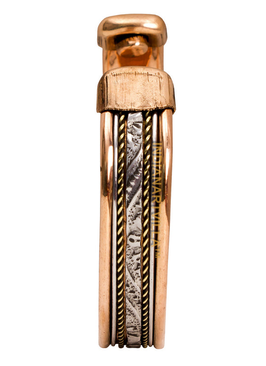 Copper Antique Rare Design Openable Designer Bracelet with Magnet