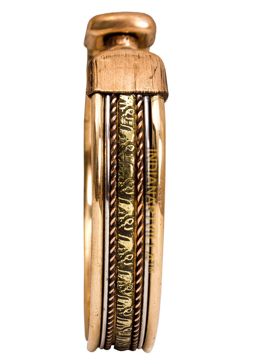 Copper Antique Rare Design Openable Designer Bracelet with Magnet