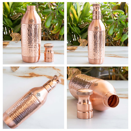 Copper Bottle With Champagne Bottle-Inspired Shape | 1350 ML