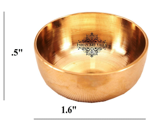 Bronze Bowl Kansa Utnesils For Poojan Temple Home Hotel