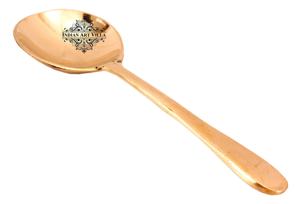 Indian Art Villa Pure Bronze Best Quality Serving Spoon