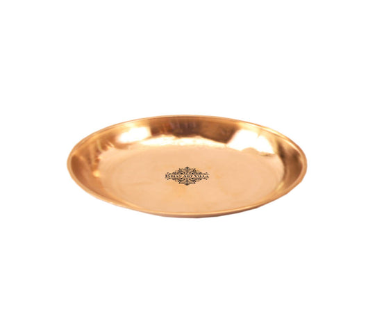 Hammered Bronze Halwa Plate, Serveware & Dinnerware Home Restaurant