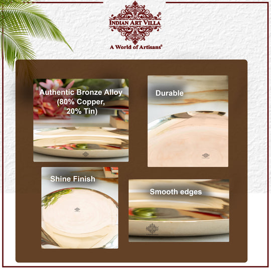 Bronze Thali Dinner Plate, Dinnerware & Serveware