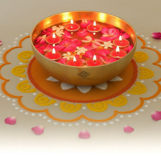 Pure Bronze Multipurpose Bowl – Urli, Singing & Serving Use