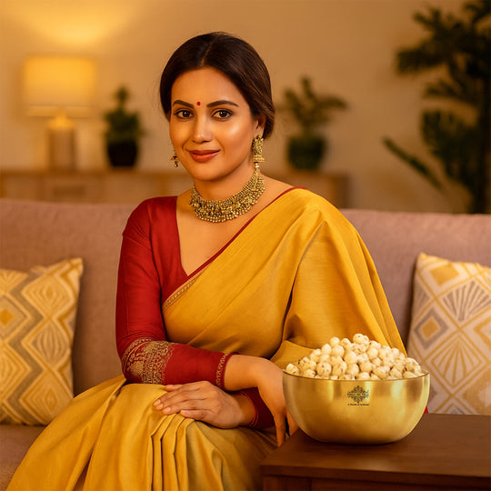 Pure Bronze Multipurpose Bowl – Urli, Singing & Serving Use