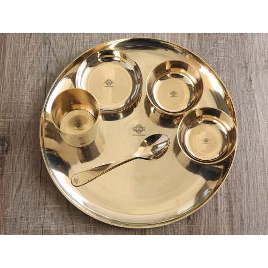 Bronze Shine Finish 6 Pieces Dinner Set