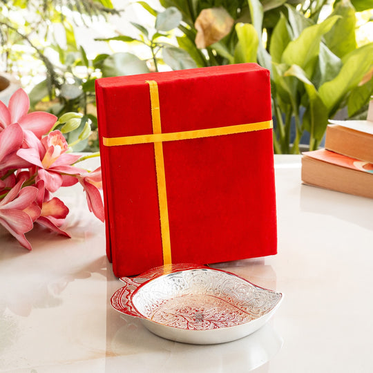 Silver Plated Mango Shape Bowl 100 ML