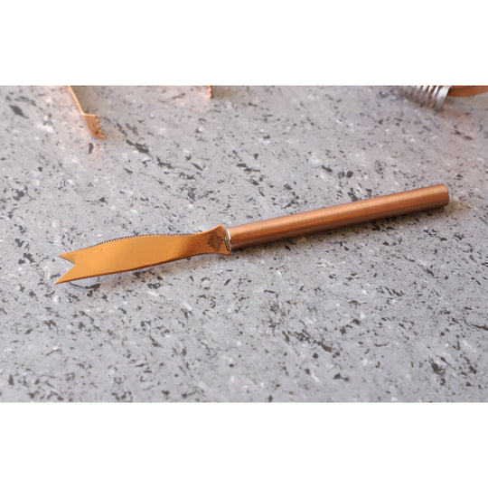 Brown finish stainless steel knife, angle view — Indian Art Villa