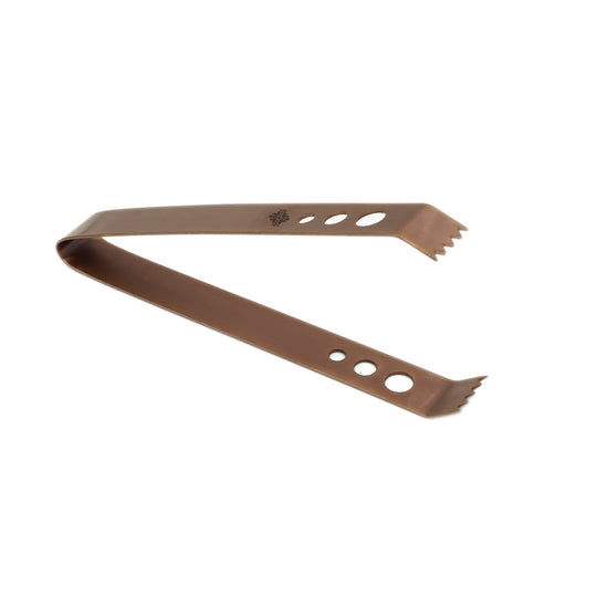 Rose gold finish steel ice tong set of 4, full view — Indian Art Villa