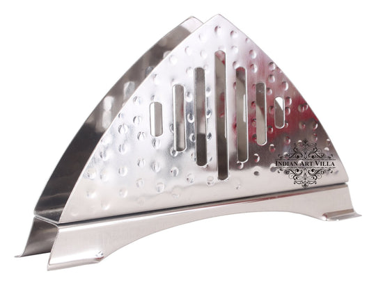 Steel Triangular Hammered Napkin Holder