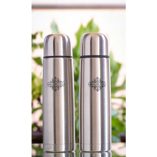 Pure Stainless Steel Insulated Vaccum Bottle With Flip Lid