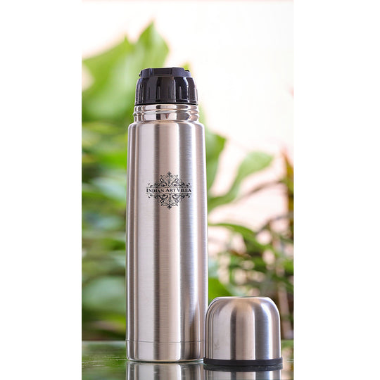 Pure Stainless Steel Insulated Vaccum Bottle With Flip Lid