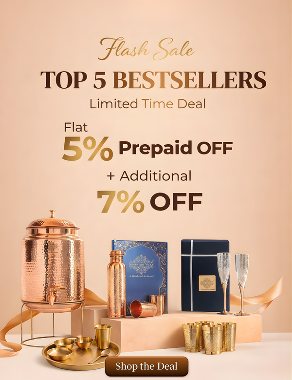 Flash sale top 5 best sellers flat 5% prepaid off + additional 7% off