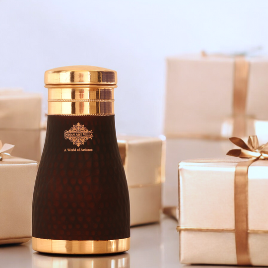 Personalized Copper Silk Finish Bedroom Water Bottle 950 ML