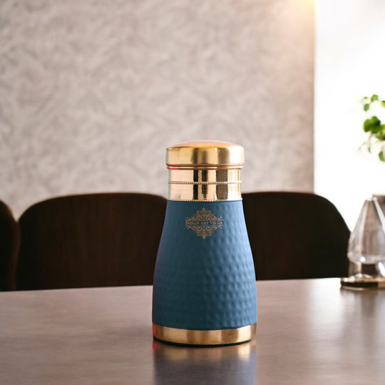 Personalized Copper Silk Finish Bedroom Water Bottle 950 ML