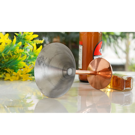 copper plain drinkware glass