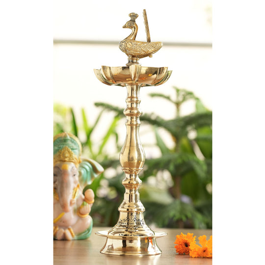 brass diya