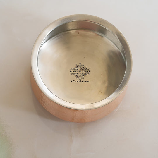 cookware, sarveware copper patila