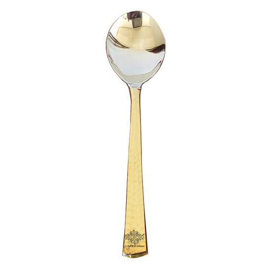 brass spoon set of 6
