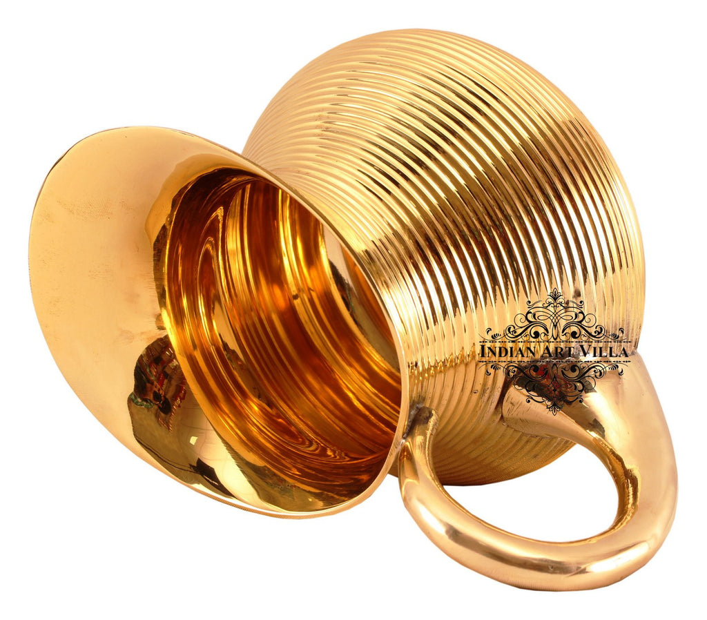 Brass Lining Designer Jug, Pitcher | Drinkware | 1200 ML