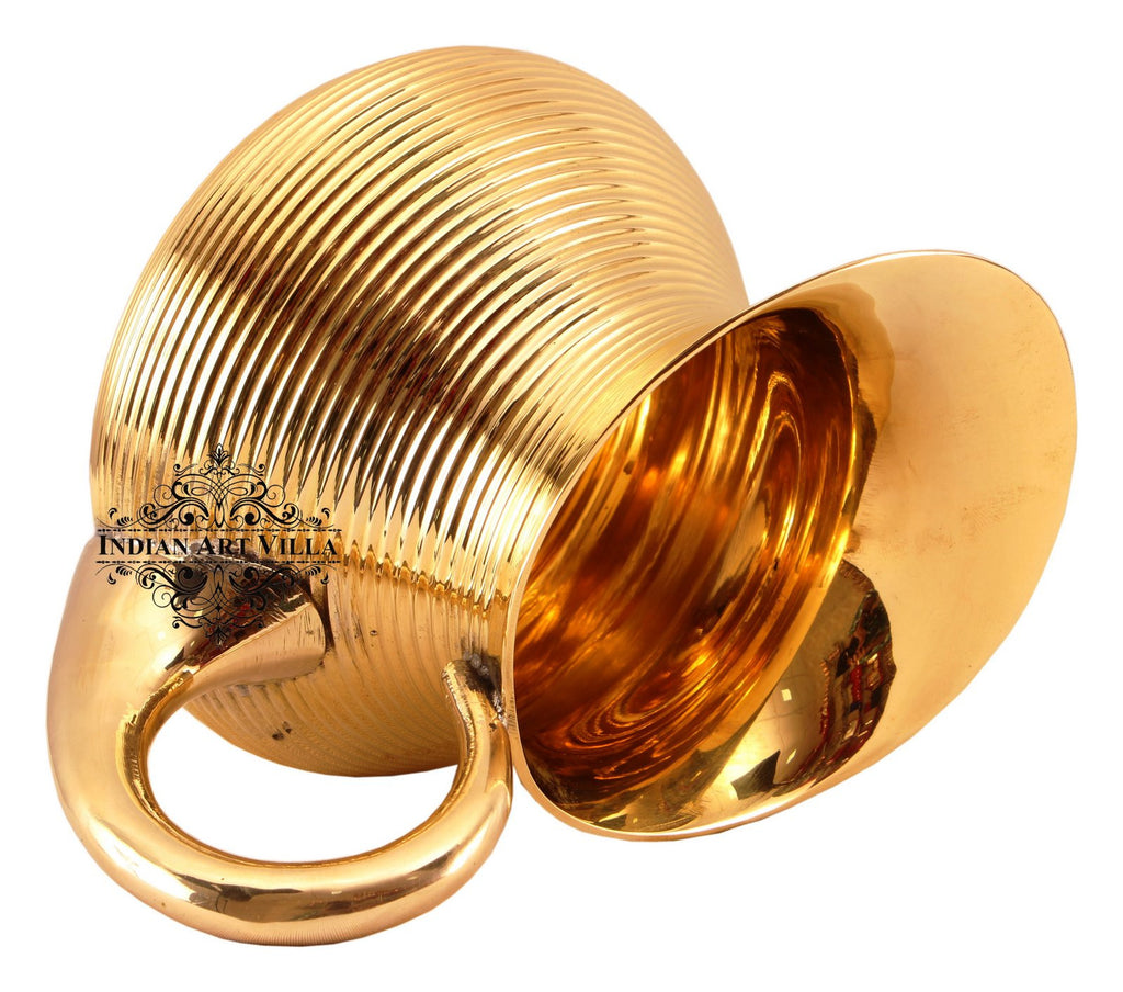 Brass Lining Designer Jug, Pitcher | Drinkware | 1200 ML