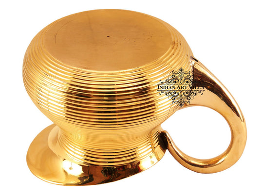 Elegant brass jug with lining design by Indian Art Villa offering timeless beauty and utility for Indian dining traditions