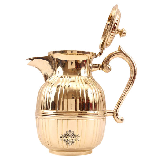 Brass possess natural antibiotic properties. Thus, water or wine stored in brass containers for more than 8 hours, helps purify the beverage. The ions that seep into the beverage help kill germs of cholera and other water borne illnesses that can cause loss of life and even death.