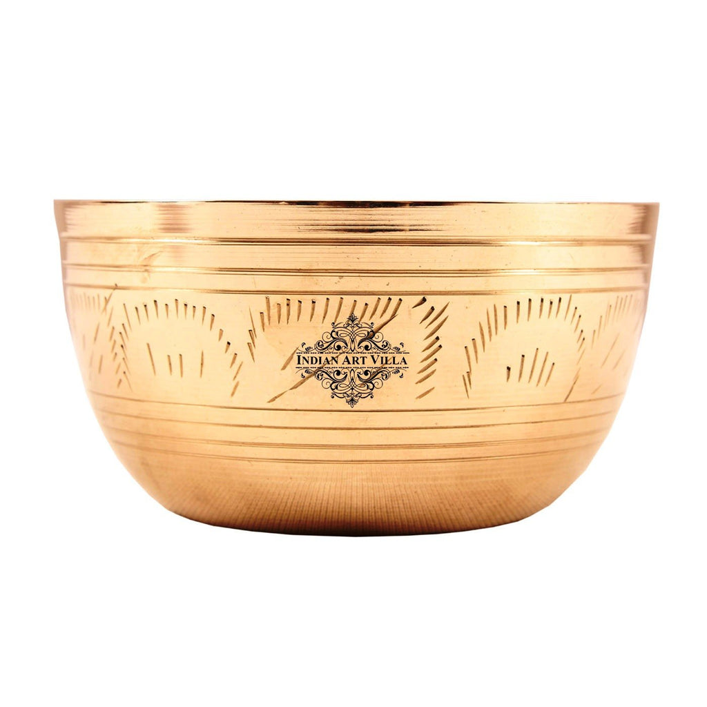 Indian Art Villa Brass Engraved Bowls, Serveware, Tableware, Dinnerware