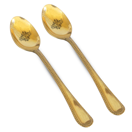 Brass Bedding Spoon, Serveware, Tableware, Dinnerware, Lenght 15.75 cm, Gold